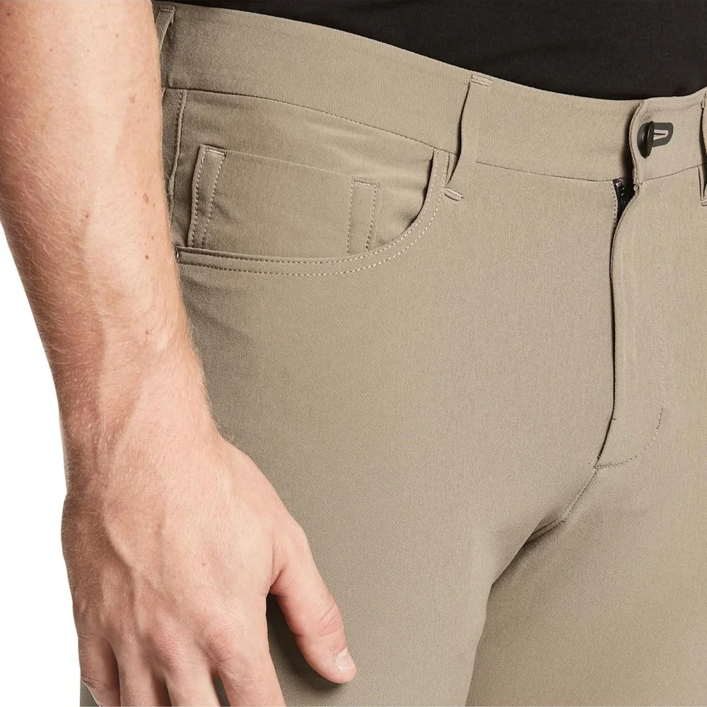 Public Rec Workday Pant-Slim 36 x 34 khaki tan golf career casual comfortable